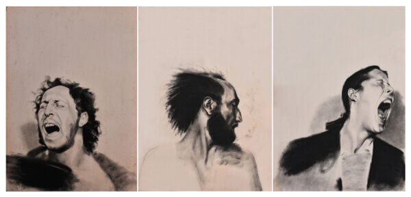 From series Scream Charcoal on paper, 100 x 210 cm, 1978