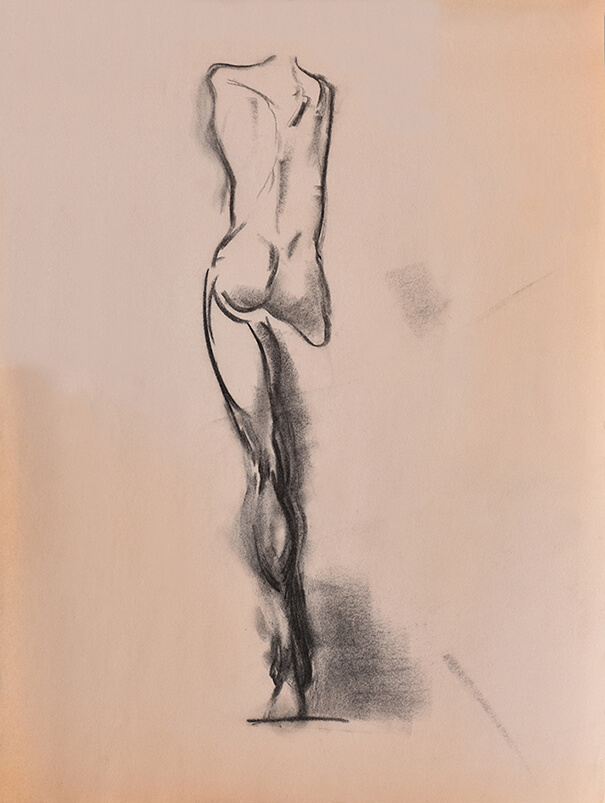 Charcoal on paper, 61 x 46 cm each, 1999 sketches_3343